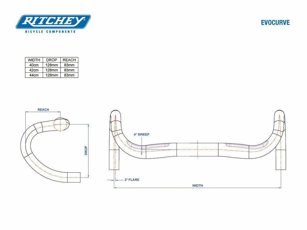 Ritchey WCS EvoCurve Stuurbocht 6 Ritchey WCS EvoCurve Stuurbocht - Afbeelding 4