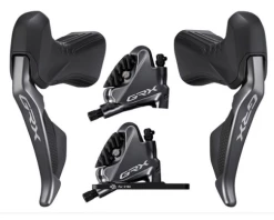 Shimano GRX RX815 Di2 Disc Shifterset Incl. RX810 Remklauwen-2x11
