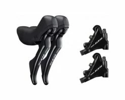 Shimano 105 R7020 Disc Shifterset Incl. Remklauwen-2x11