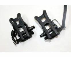 Massini Pedaalset Met Toeclip-Zwart
